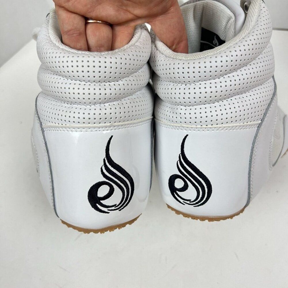 RyderWear Footwear Mens White sz 8 Weightlifting BodyBuilding Training Sneakers - Picture 6 of 9